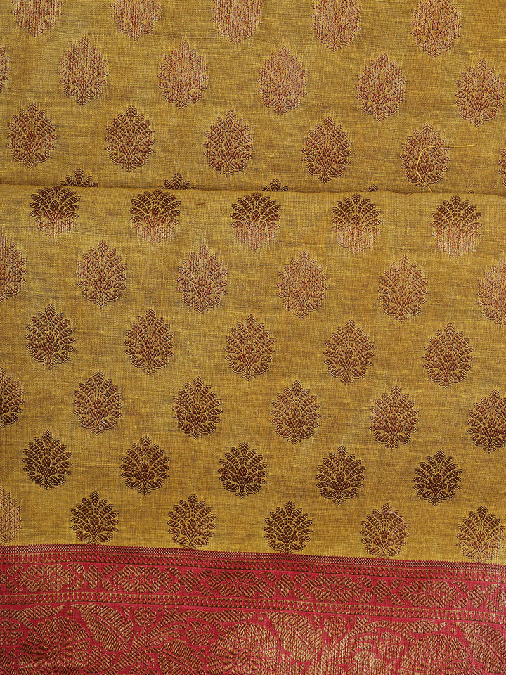 Banarasi Chanderi Unstitched Suit With Dupatta