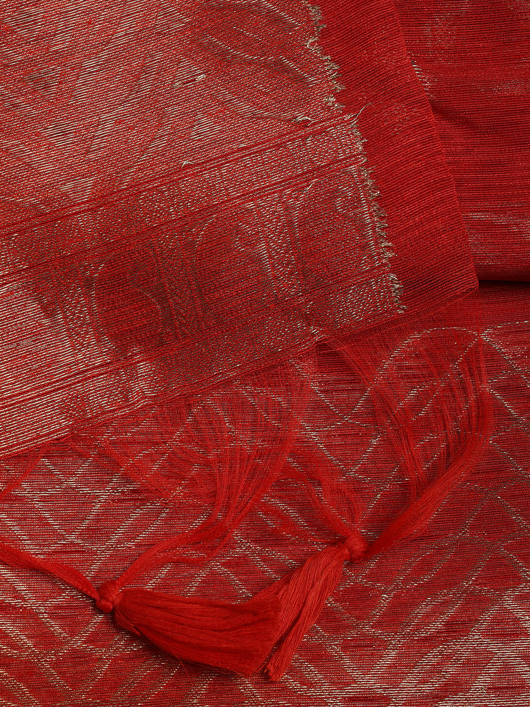 Woven Chanderi Unstitched Suit Piece With Dupatta