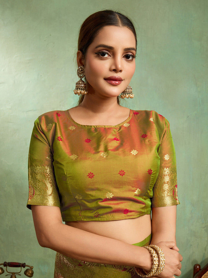 Woven Design Art Silk Saree
