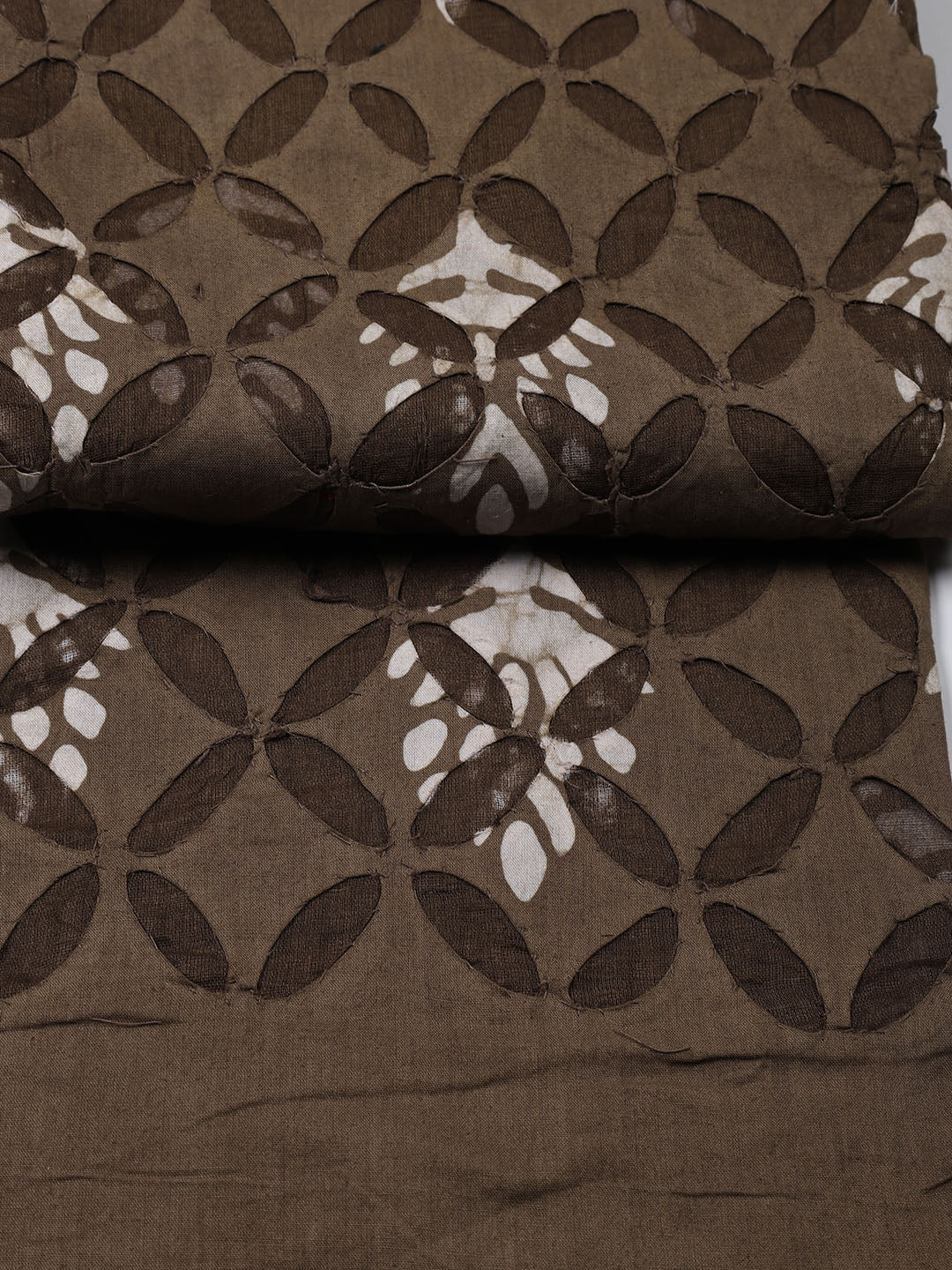 Printed Chanderi Unstitched Suit Piece With Dupatta