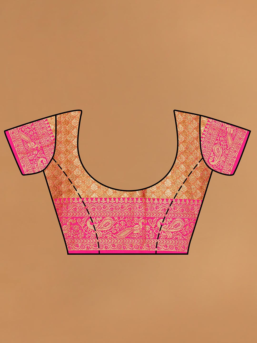Zari Jaal Cotton Woven Saree