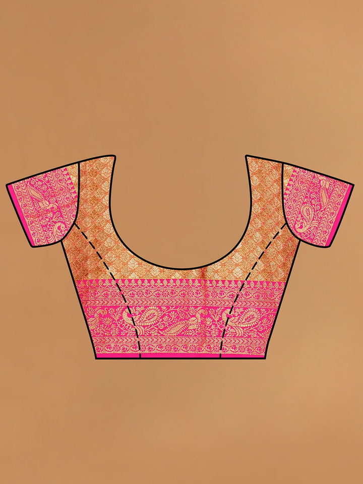 Zari Jaal Cotton Woven Saree