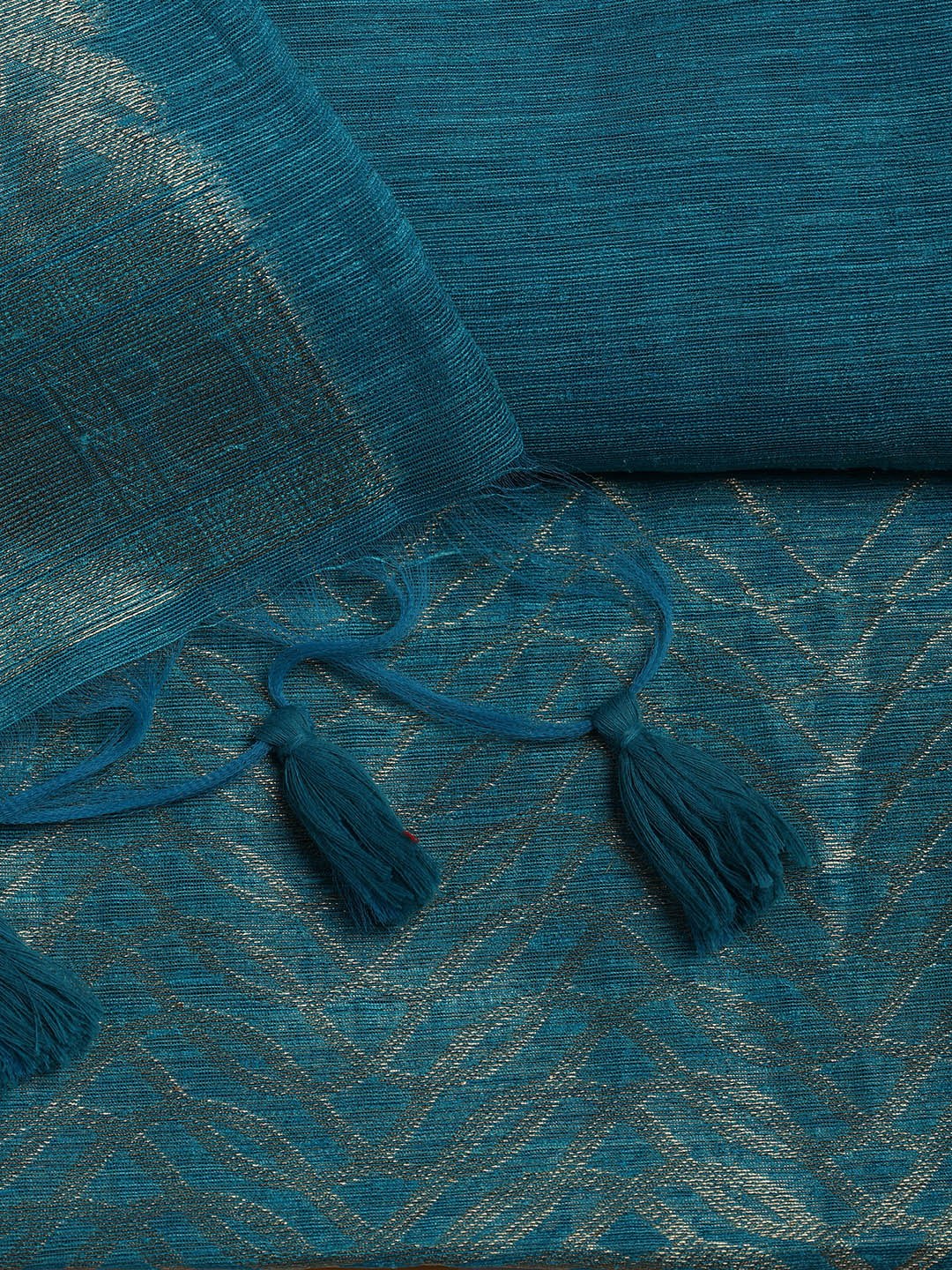 Woven Chanderi Unstitched Suit Piece With Dupatta