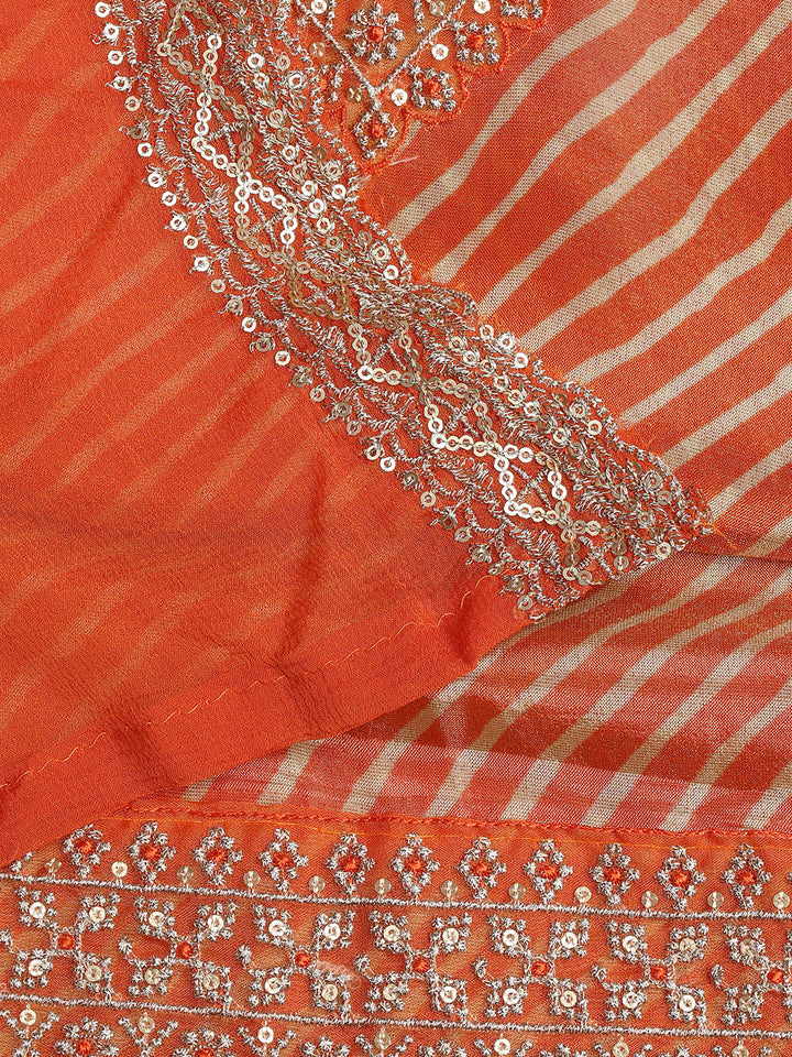 Patch Neck Art Silk Unstitched Suit With Dupatta