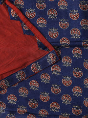 Printed Cotton Blend Unstitched Suit With Dupatta