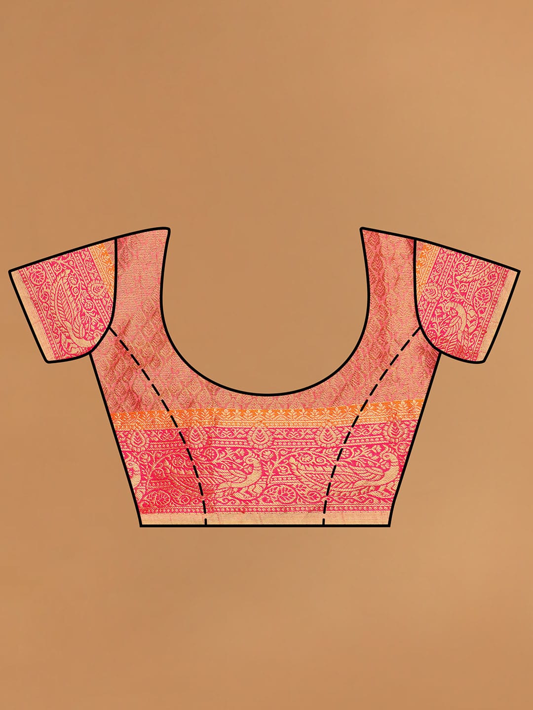Zari Jaal Cotton Woven Saree