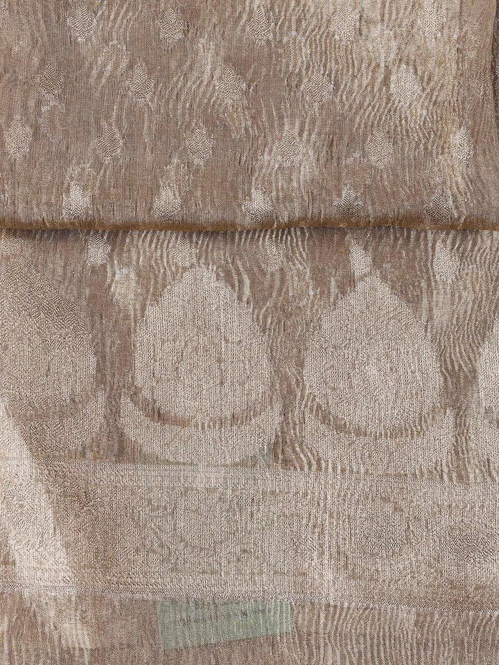 Woven Tissue Unstitched Suit With Dupatta