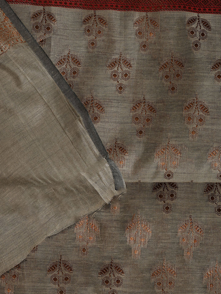 Banarasi Chanderi Unstitched Suit With Dupatta