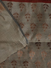 Banarasi Chanderi Unstitched Suit With Dupatta