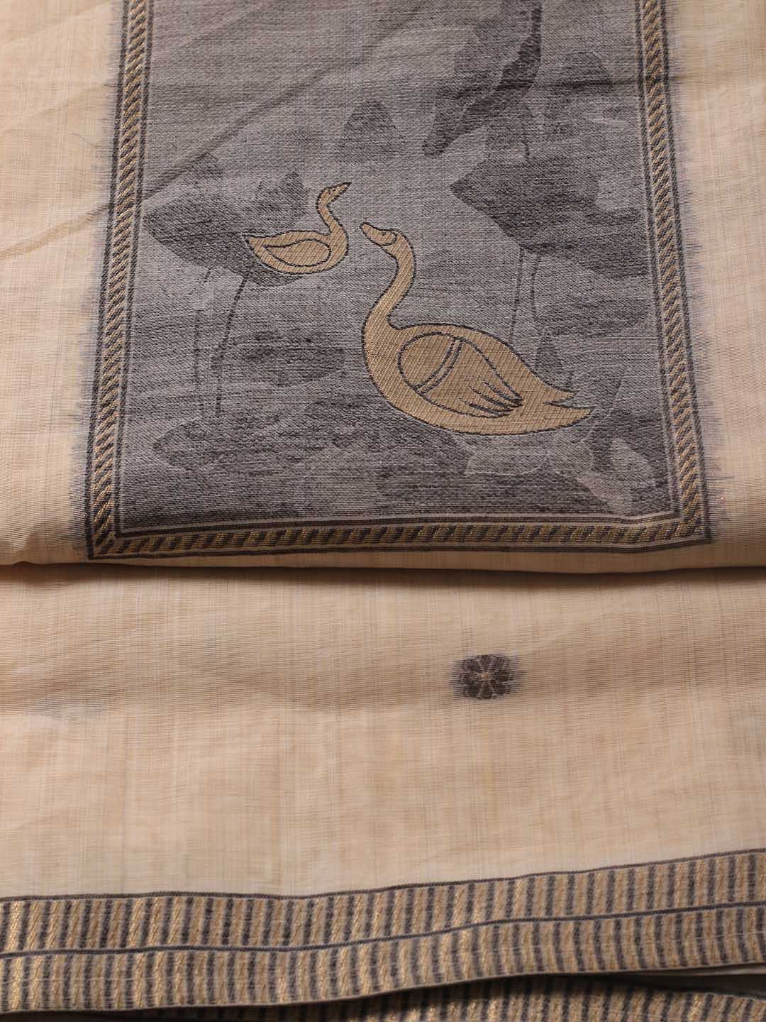 Jamdhani Chanderi Unstitched Suit Piece With Dupatta