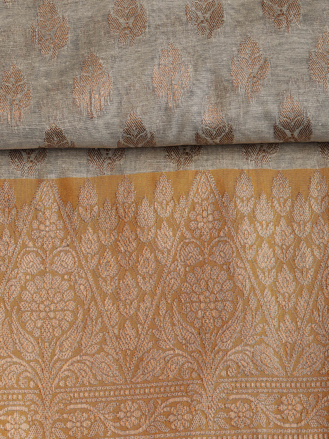 Woven Chanderi Unstitched Suit With Dupatta