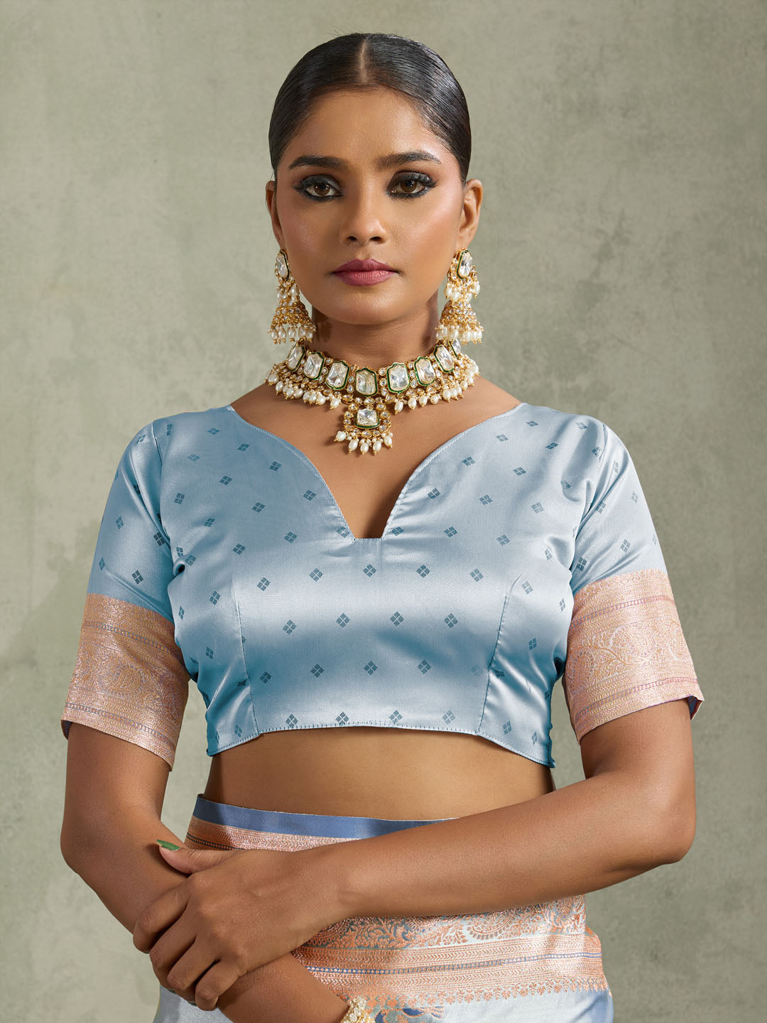 Woven Design Satin Silk Saree