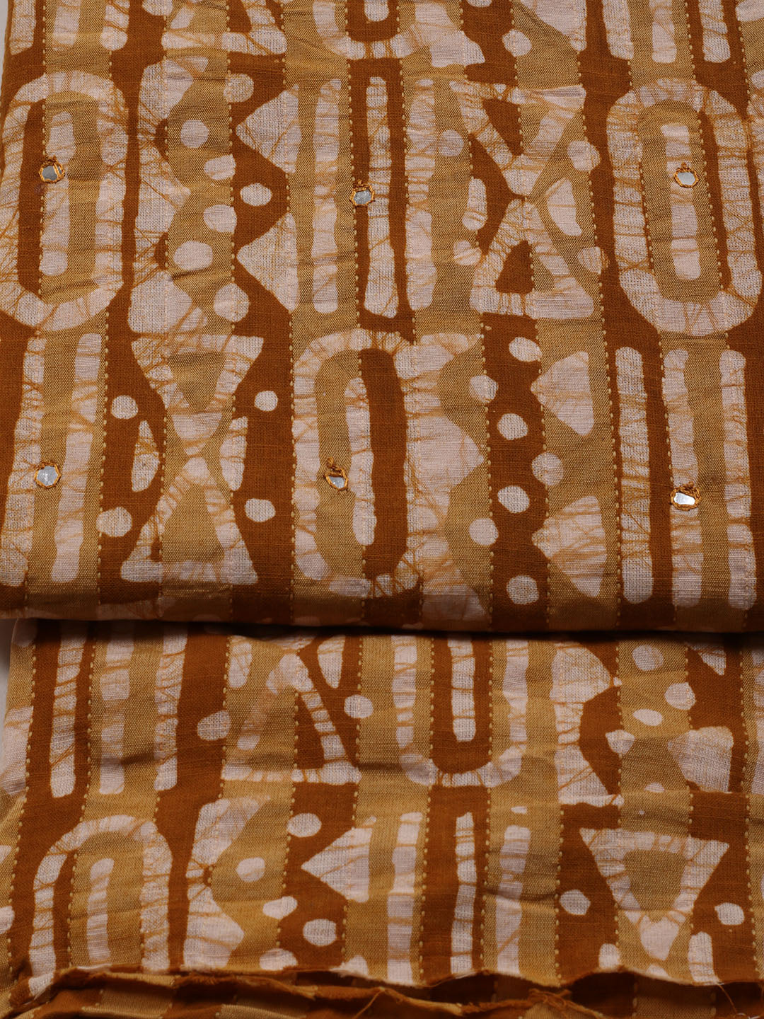 Printed Cotton Blend Unstitched Suit With Dupatta