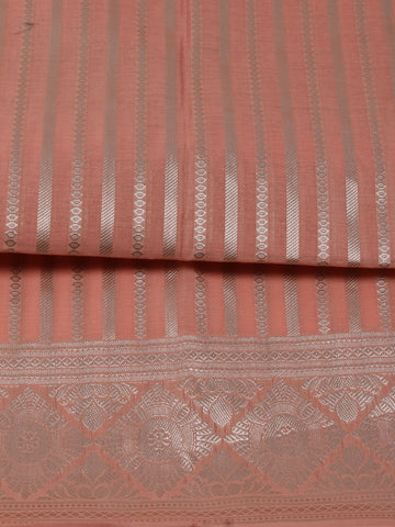 Woven Chanderi Unstitched Suit With Dupatta