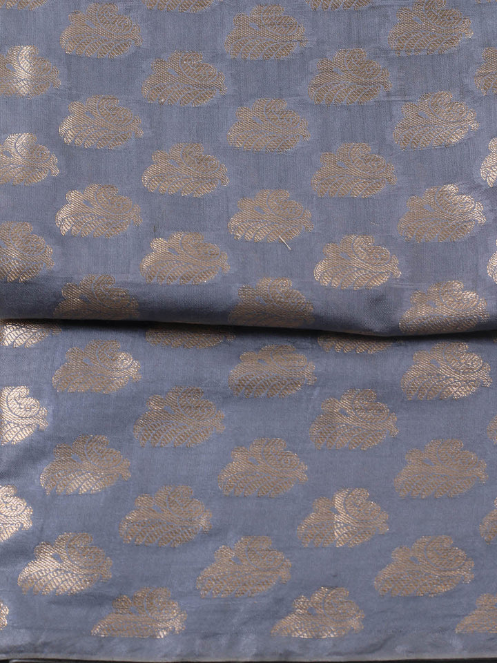 Banarasi Chanderi Unstitched Suit With Dupatta