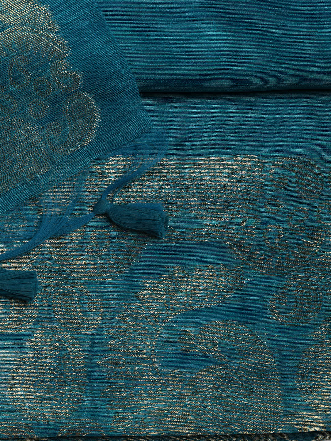Woven Chanderi Unstitched Suit Piece With Dupatta