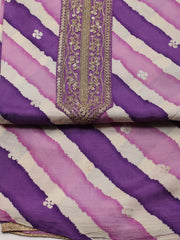 Printed Cotton Unstitched Suit Piece With Dupatta