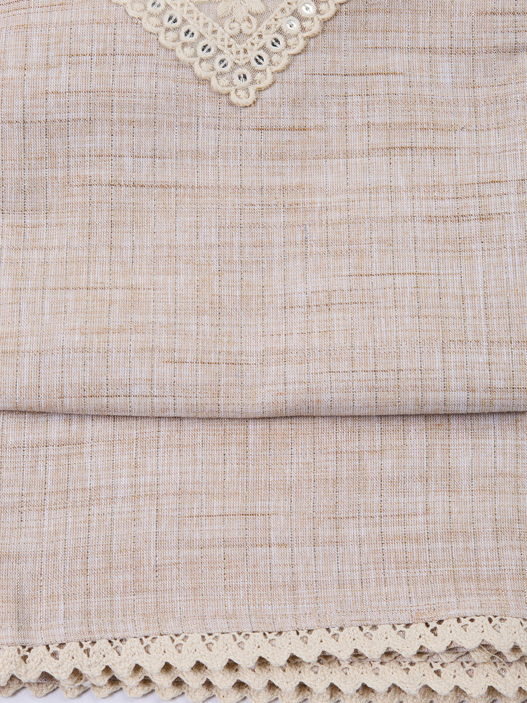 Neck Embroidery Cotton Unstitched Suit With Dupatta