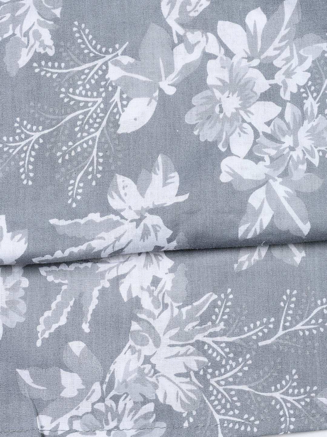 Printed Cotton Blend Unstitched Suit With Dupatta