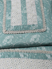 Printed Cotton Blend Unstitched Suit Piece With Dupatta