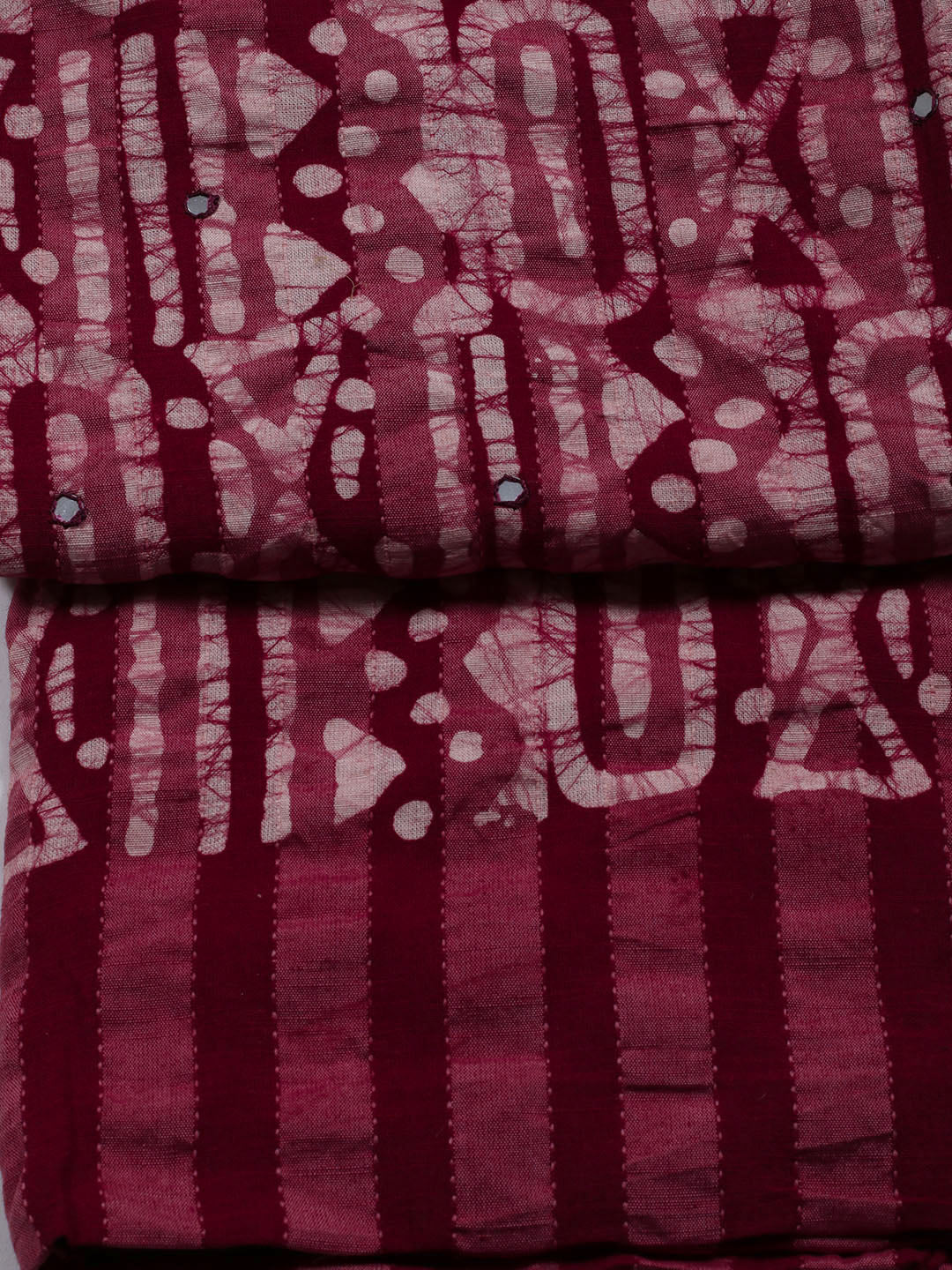 Printed Cotton Blend Unstitched Suit With Dupatta