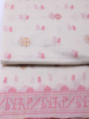 Jamdani Chanderi Unstitched Suit Piece With Dupatta