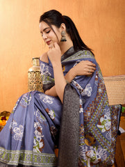 Patola Zari Border Art Silk Woven Saree