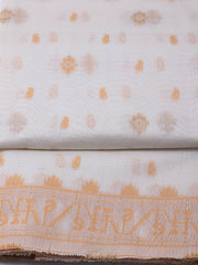 Jamdani Chanderi Unstitched Suit Piece With Dupatta