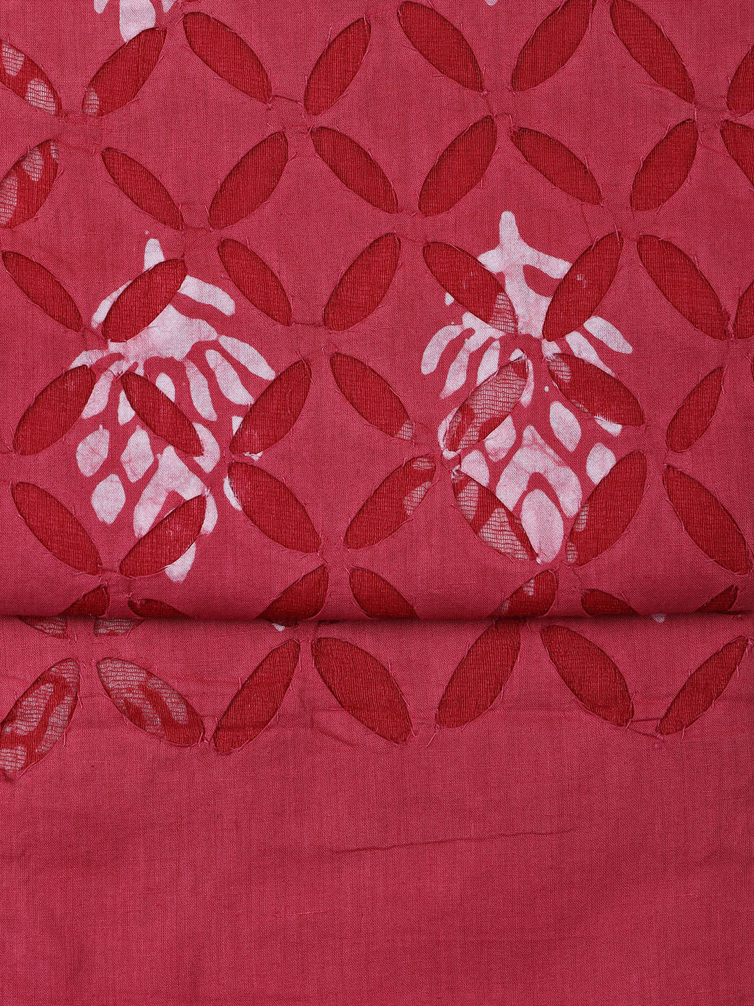 Printed Chanderi Unstitched Suit Piece With Dupatta