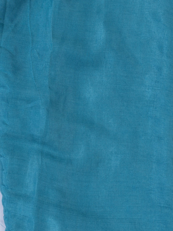 Neck Embroidered Tissue Unstitched Suit Piece With Dupatta