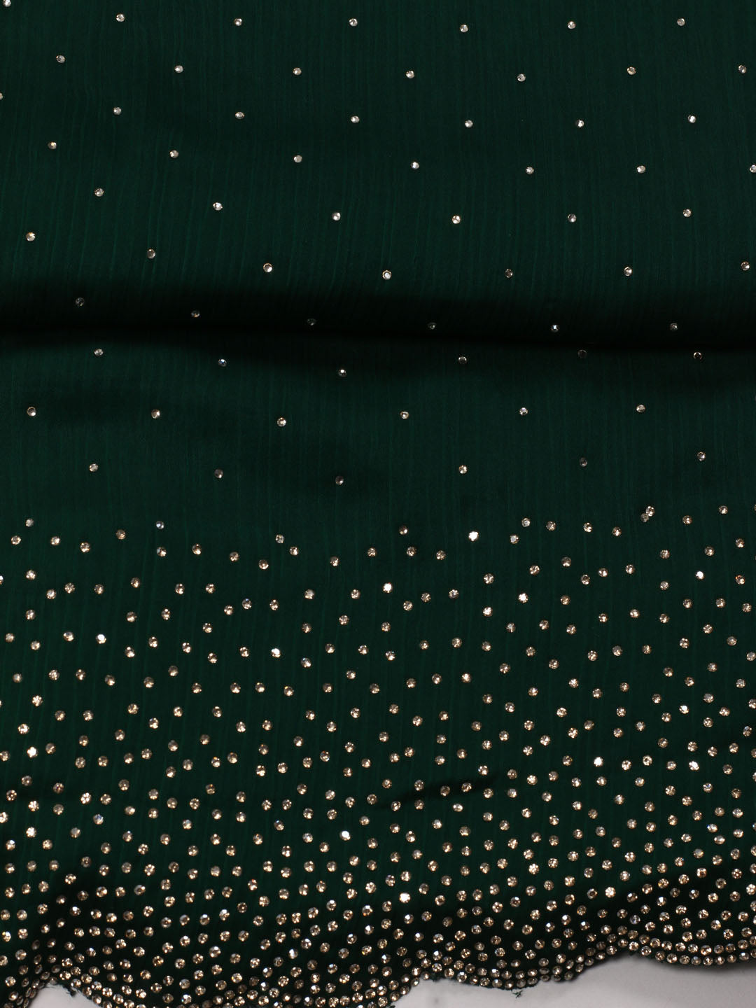 Sequins Work Chinon Unstitched Suit Piece With Dupatta