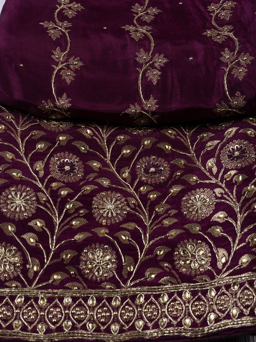 Woven Art Silk Unstitched Suit Piece With Dupatta