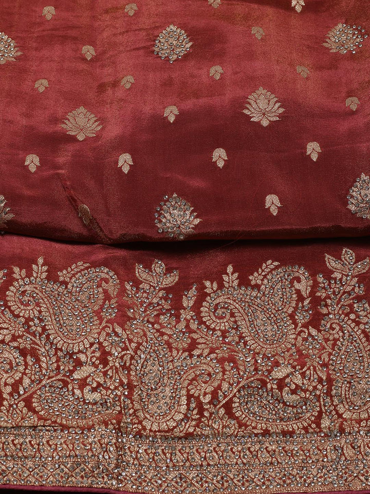 Woven Handloom Unstitched Suit Piece With Dupatta