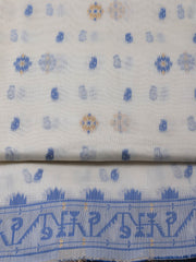 Jamdani Chanderi Unstitched Suit Piece With Dupatta