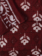 Printed Cotton Blend Unstitched Suit With Dupatta