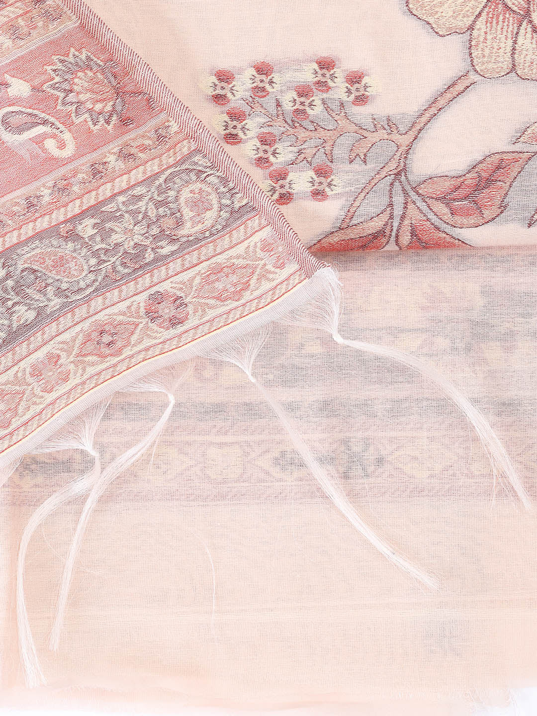 Printed Chanderi Unstitched Suit With Dupatta