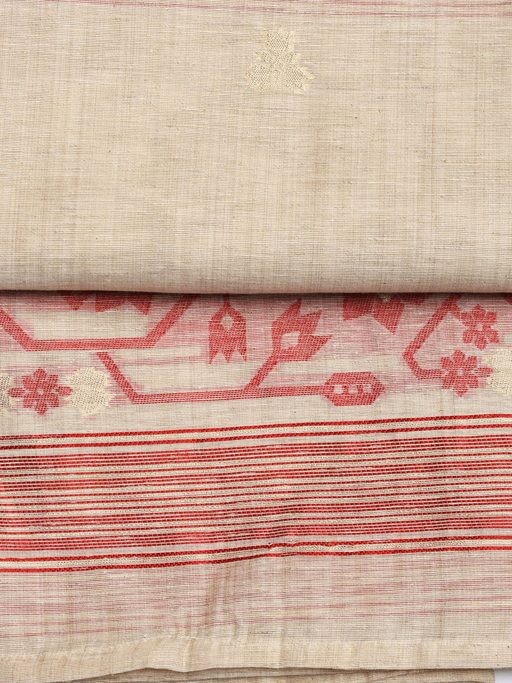 Embroidered Cotton Blend Unstitched Suit Piece With Dupatta