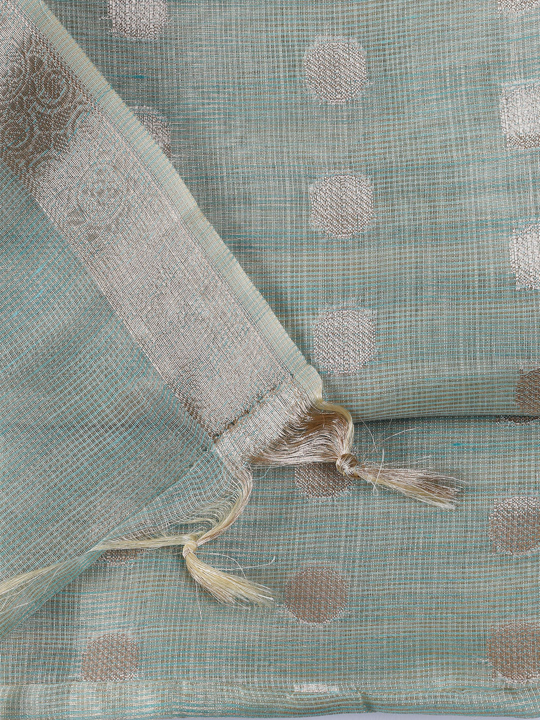 Woven Tissue Unstitched Suit With Dupatta