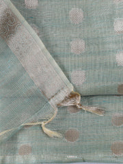 Woven Tissue Unstitched Suit With Dupatta