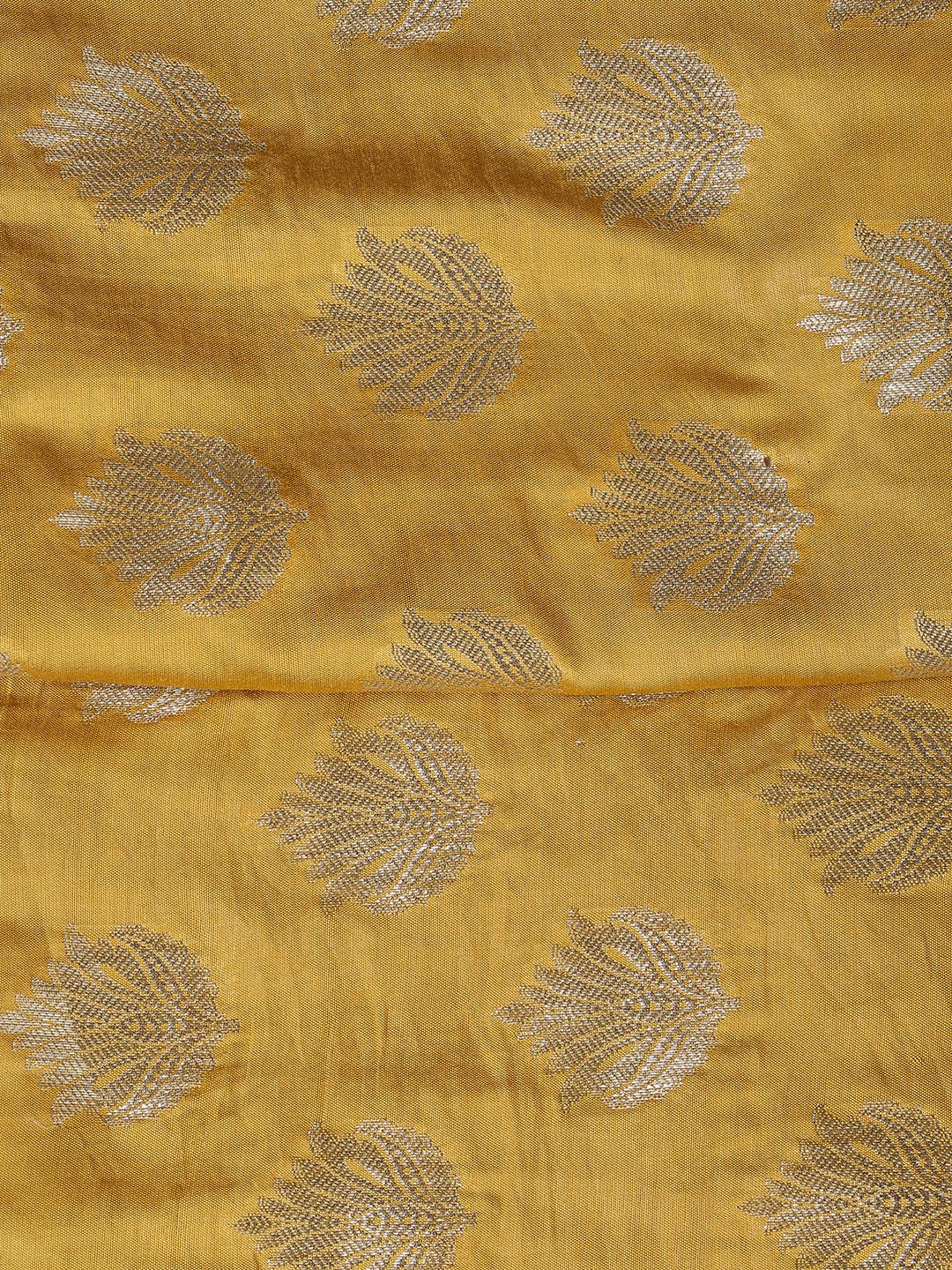 Woven Chanderi Unstitched Suit With Dupatta