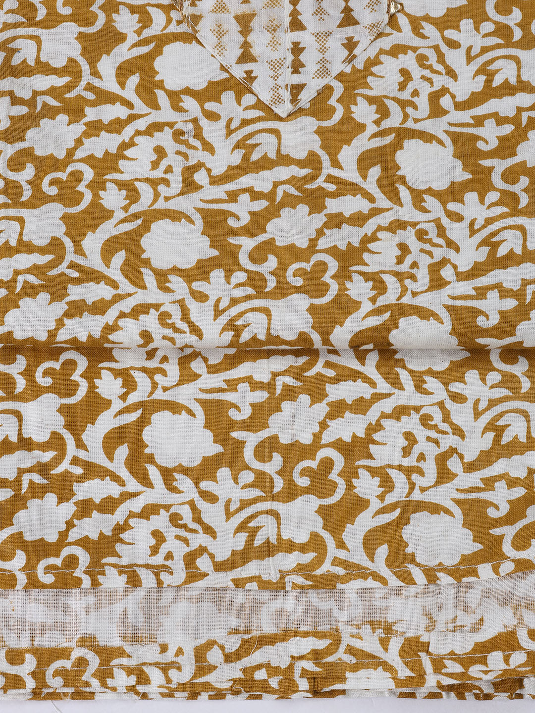 Printed Cotton Blend Unstitched Suit With Dupatta