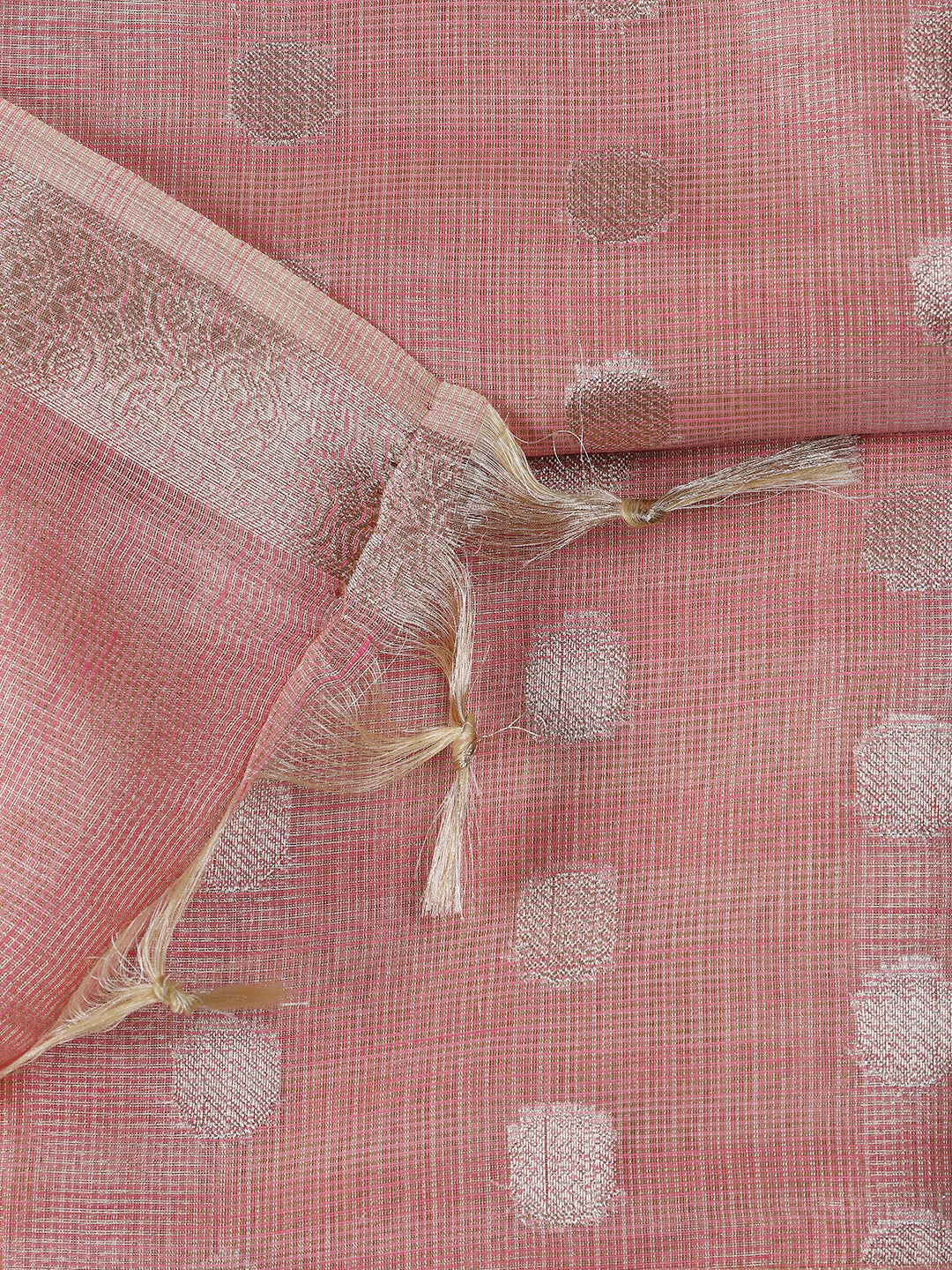 Woven Tissue Unstitched Suit With Dupatta