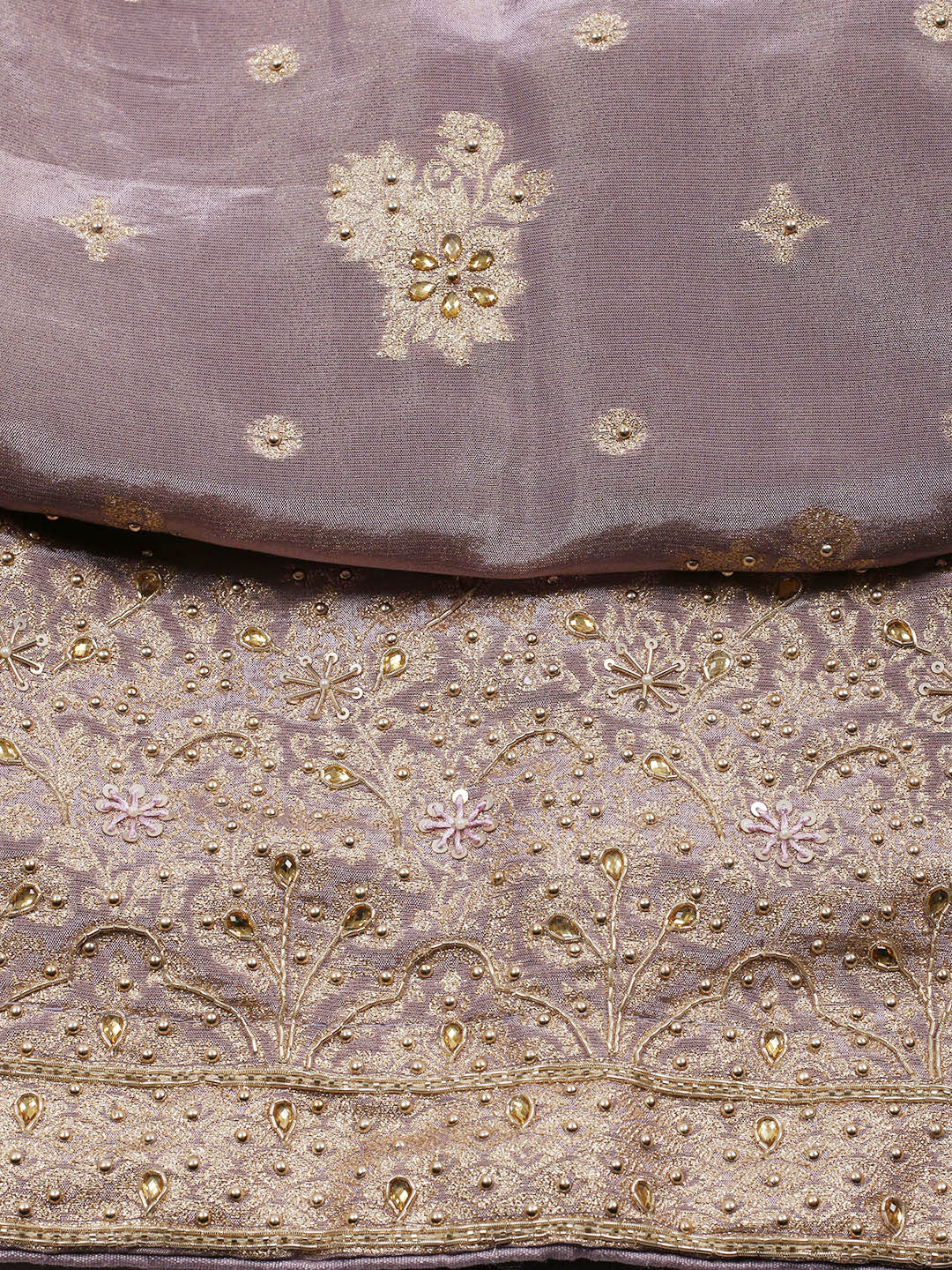 Woven Tissue Unstitched Suit Piece With Dupatta