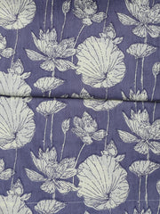 Printed Cotton Blend Unstitched Suit With Dupatta