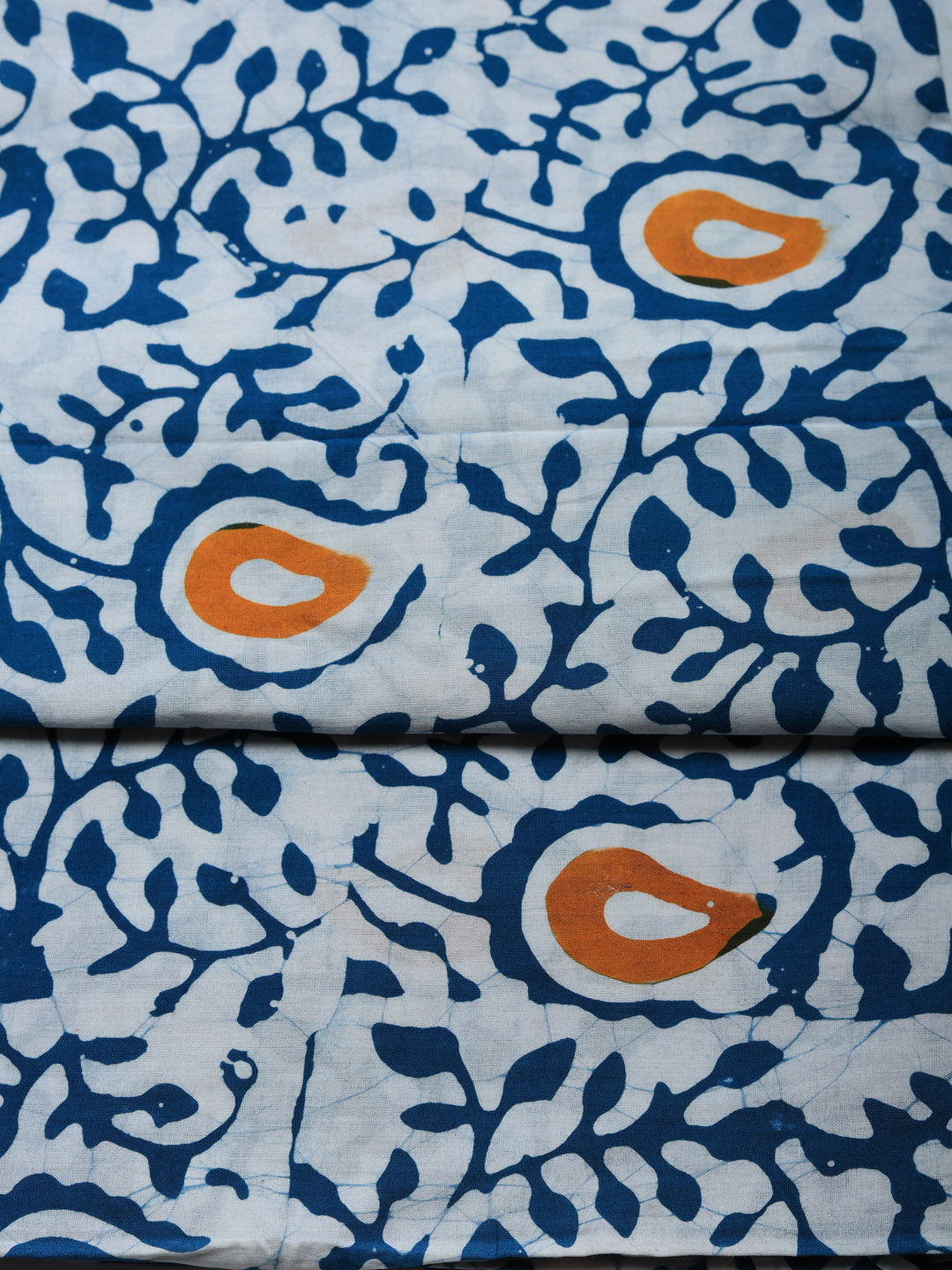 Printed Chanderi Unstitched Suit With Pant &amp; Dupatta