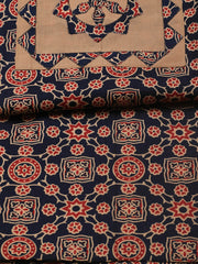 Printed Cotton Blend Unstitched Suit With Dupatta