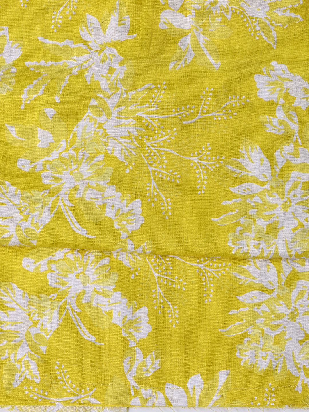 Printed Cotton Blend Unstitched Suit With Dupatta