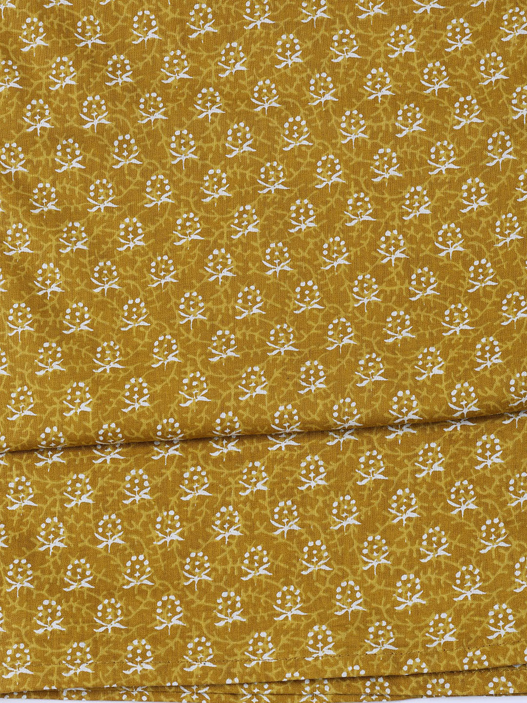 Neck Work Cotton Blend Unstitched Suit With Dupatta