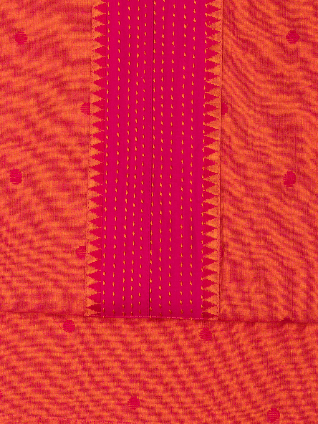 Plain Cotton Blend Unstitched Suit Piece With Dupatta