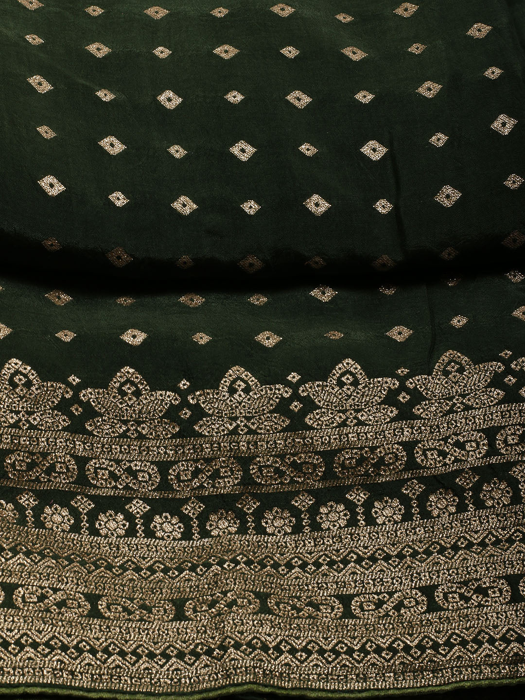 Woven Chanderi Unstitched Suit Piece With Dupatta